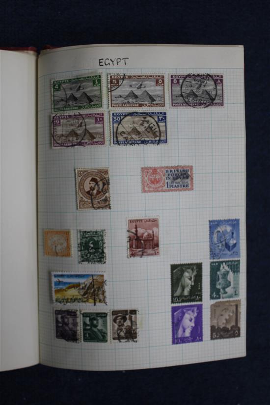 Eighteen albums of World stamps